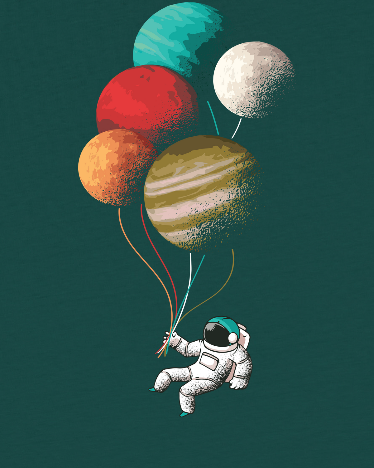 Balloon Spaceman | T-Shirt Kinder-detail_front;C036