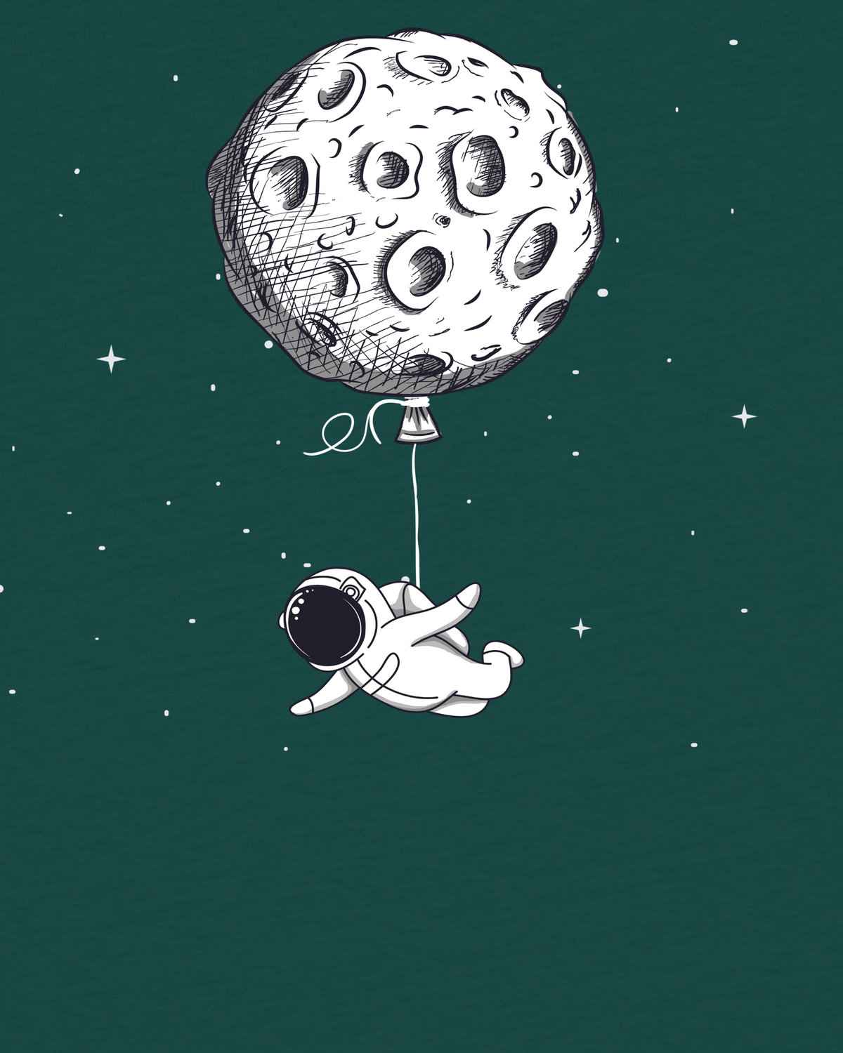 Funny Spaceman | T-Shirt Kinder-detail_front;C036