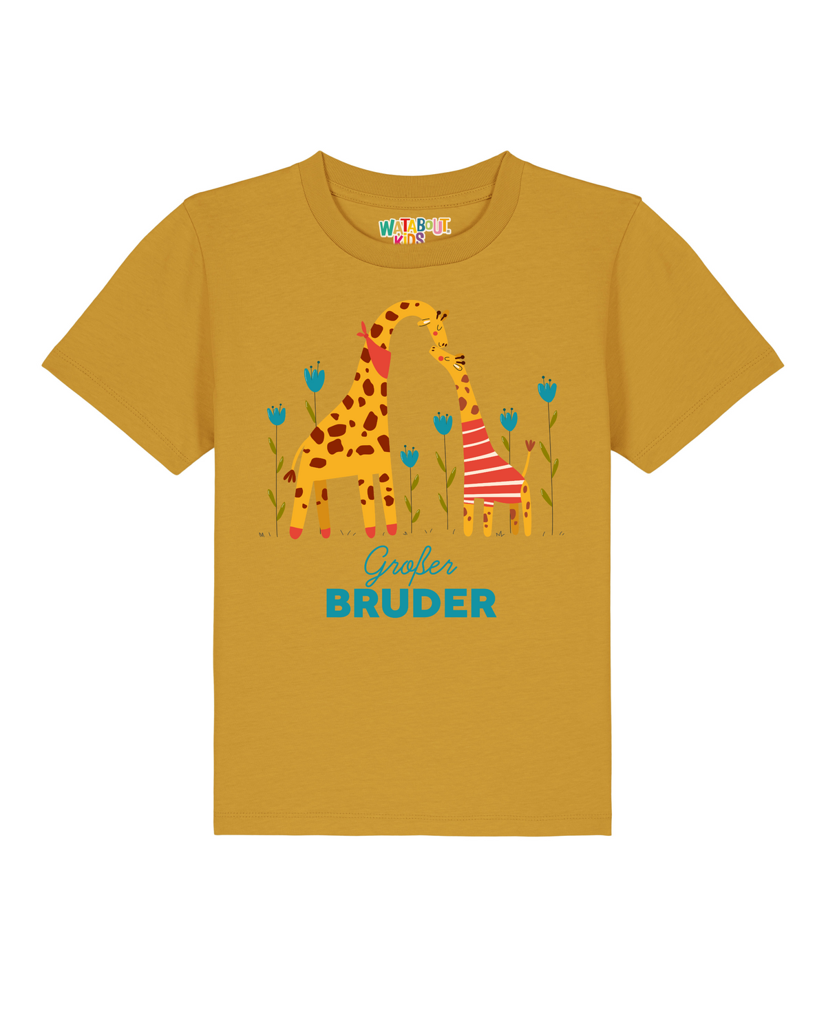 Giraffe Großer Bruder | T-Shirt Kinder-front;C048