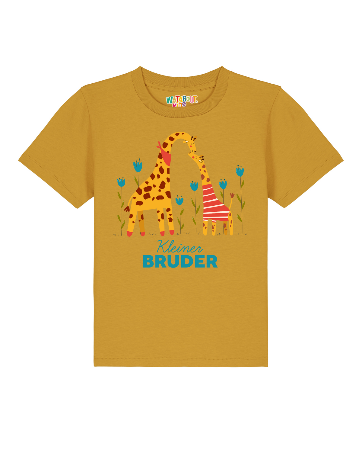 Giraffe Kleiner Bruder | T-Shirt Kinder-front;C048