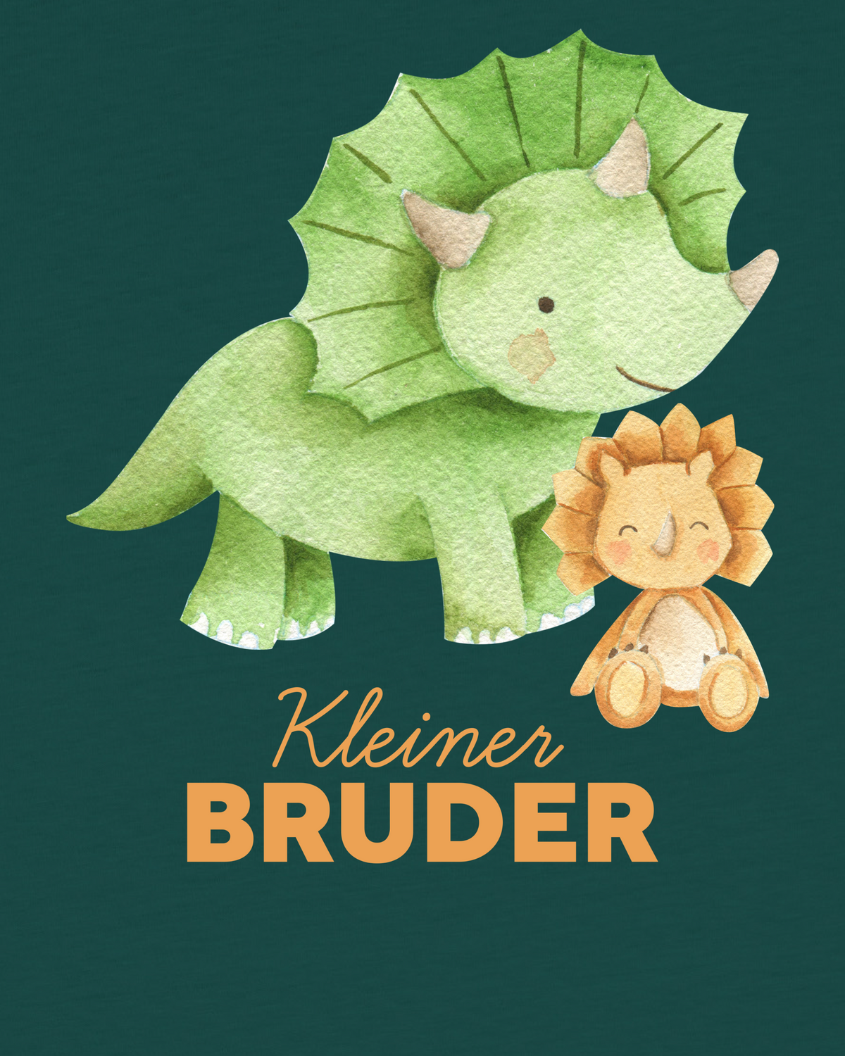 Dinosaurier 07 Kleiner Bruder | T-Shirt Kinder-detail_front;C036