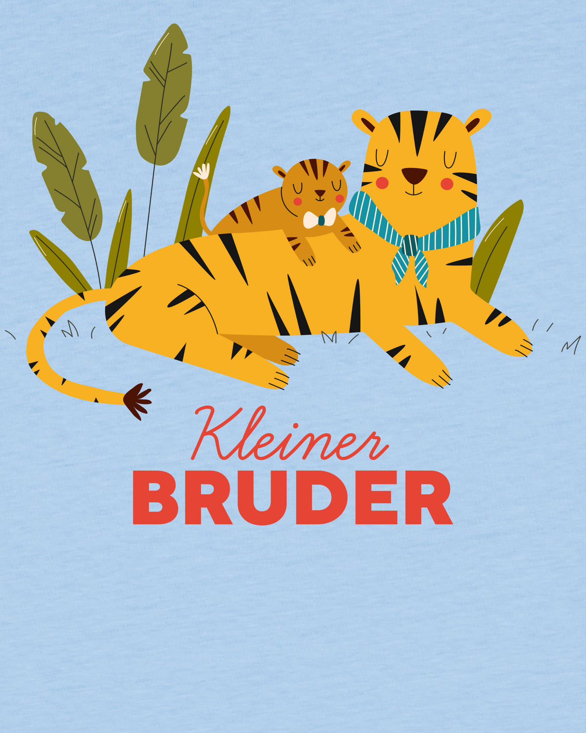 Tiger Kleiner Bruder | T-Shirt Kinder-detail_front;C149