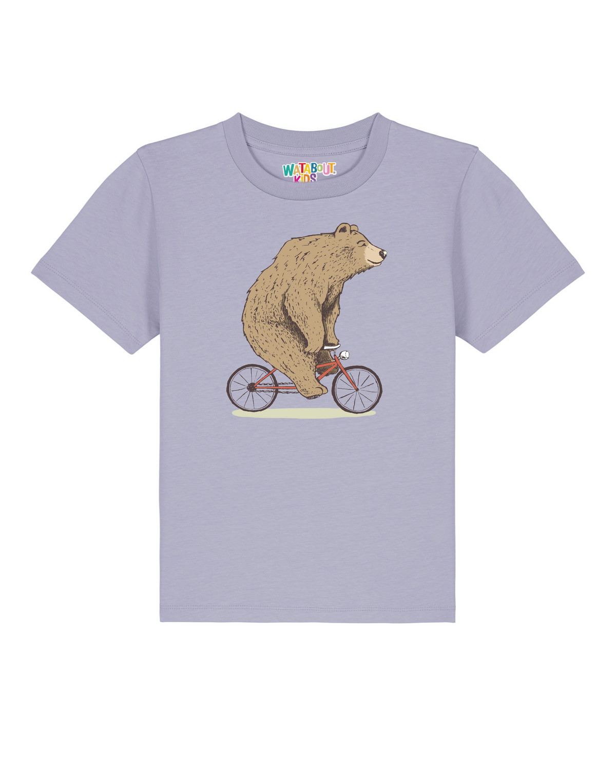Fahrradbär | T-Shirt Kinder-front;C063