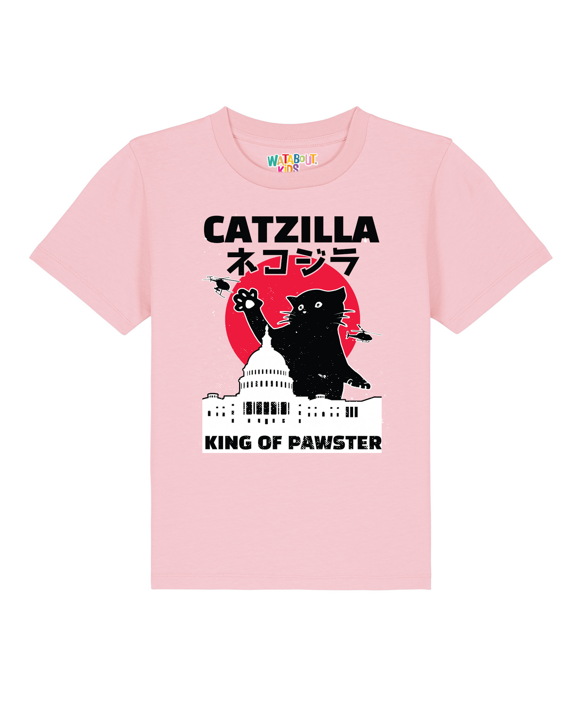 Catzilla | T-Shirt Kinder-front;C005