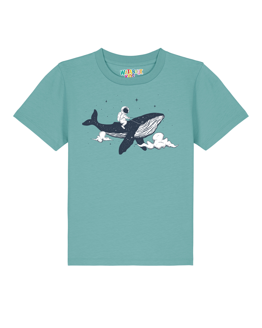 Spacewhale | T-Shirt Kinder-front;C060