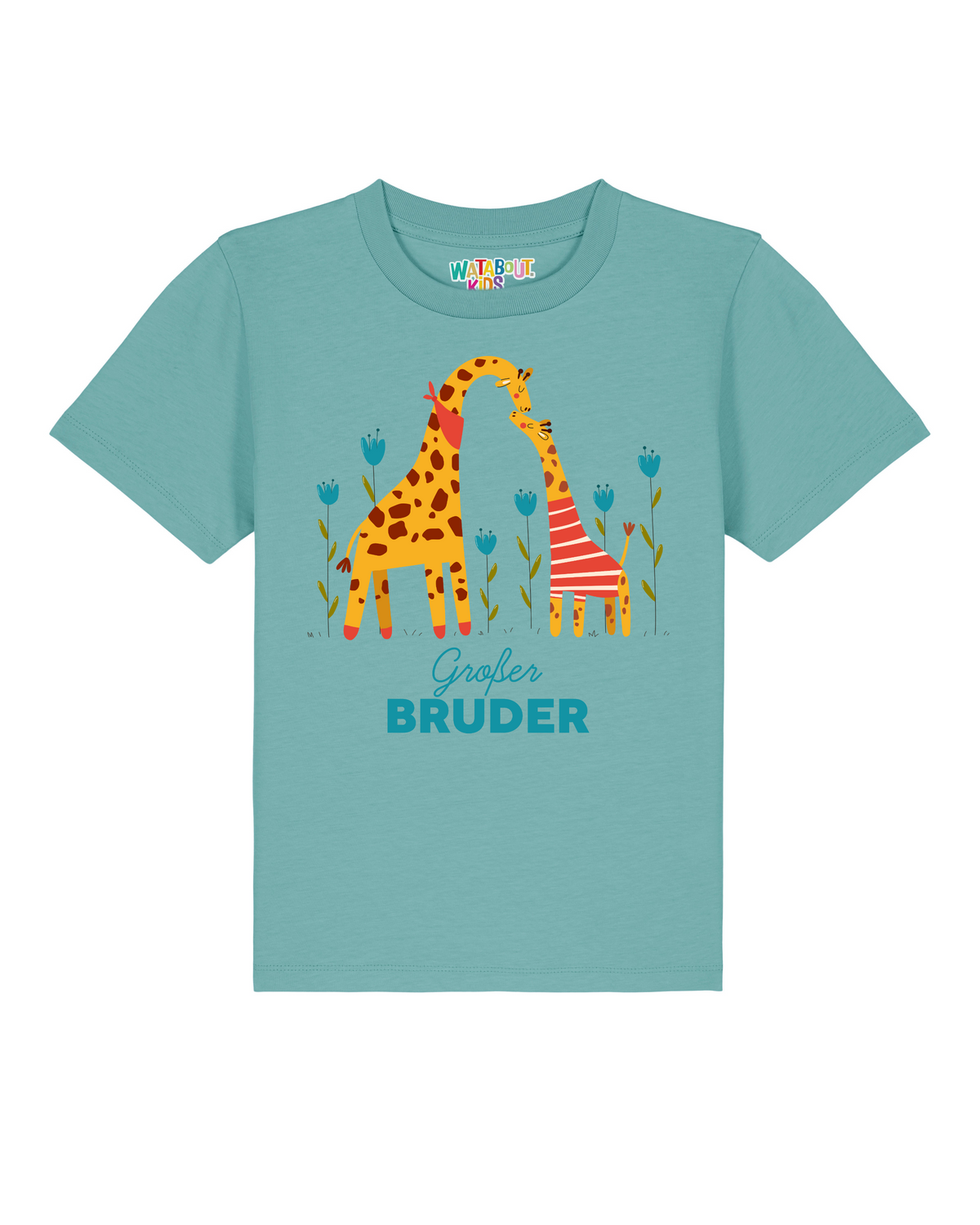 Giraffe Großer Bruder | T-Shirt Kinder-front;C060