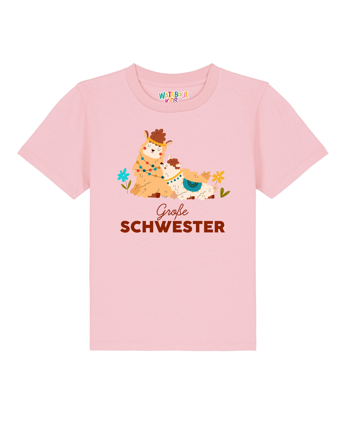 Lama Große Schwester | T-Shirt Kinder-front;C005