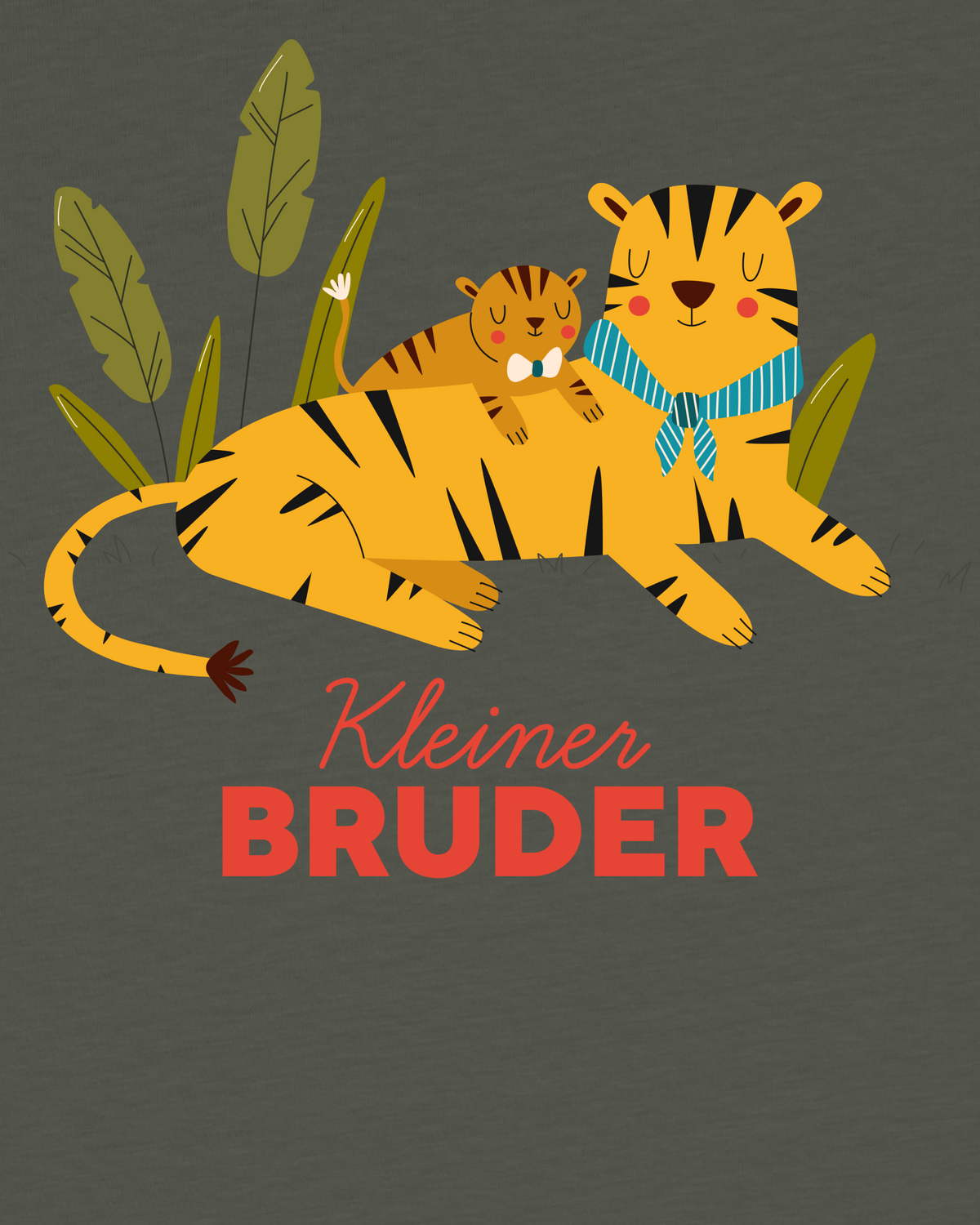 Tiger Kleiner Bruder | T-Shirt Kinder-detail_front;C223