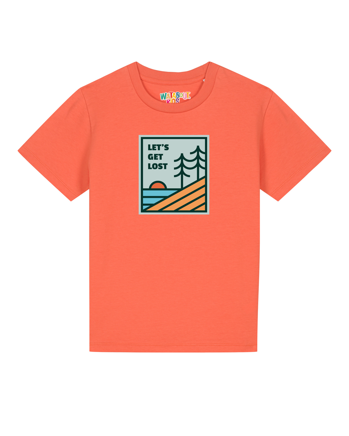 Let's Get Lost | T-Shirt Kinder-front;C143