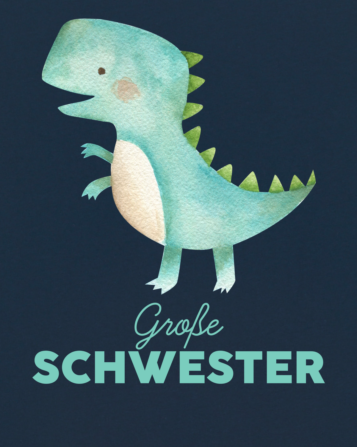 Dinosaurier 03 Große Schwester | T-Shirt Kinder-detail_front;C727