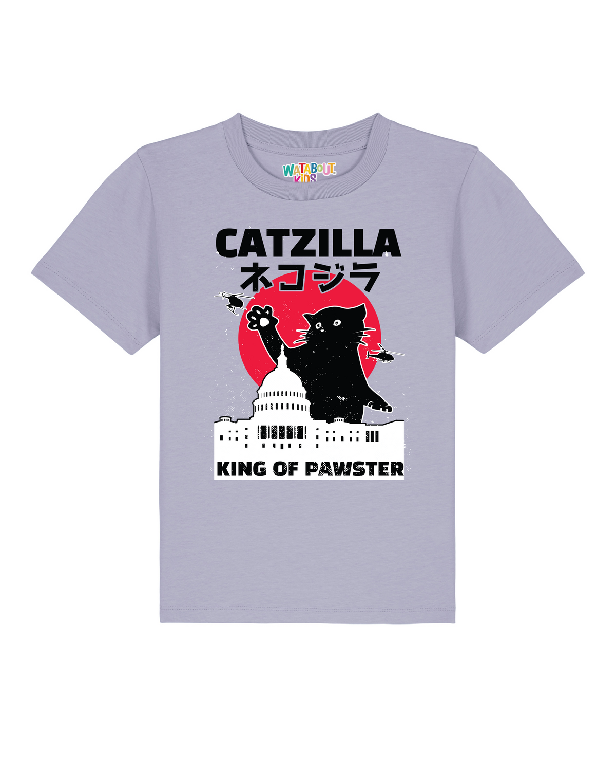Catzilla | T-Shirt Kinder-front;C063