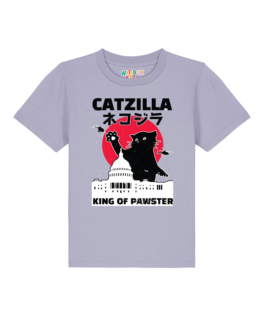 Catzilla | T-Shirt Kinder-front;C063