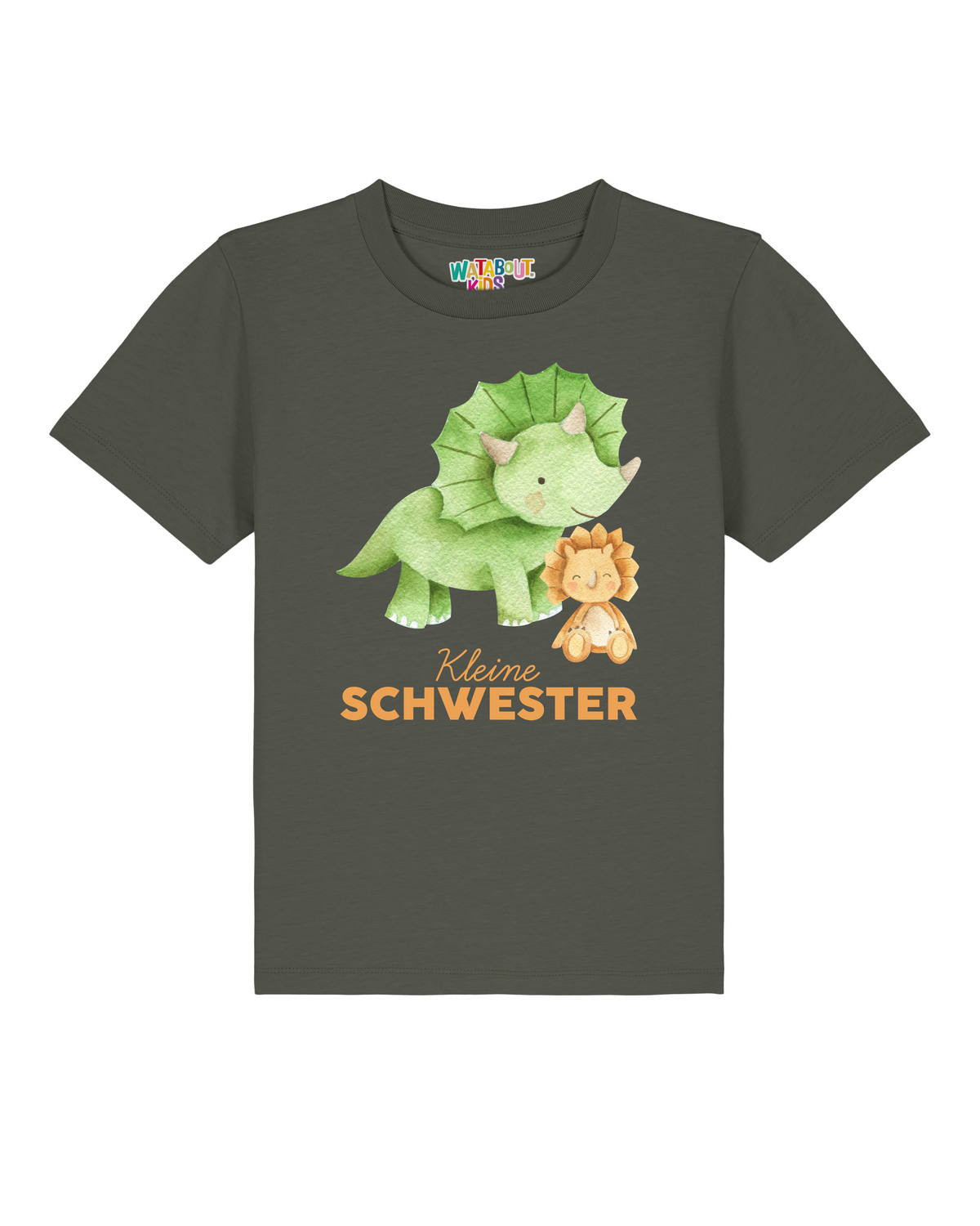 Dinosaurier 07 Kleine Schwester | T-Shirt Kinder-front;C223