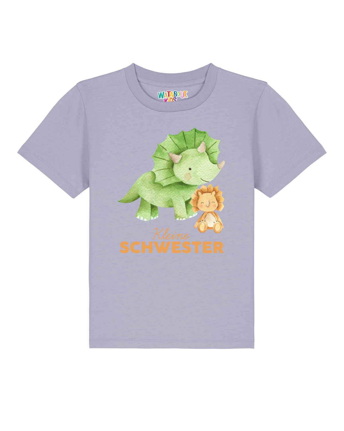 Dinosaurier 07 Kleine Schwester | T-Shirt Kinder-front;C063