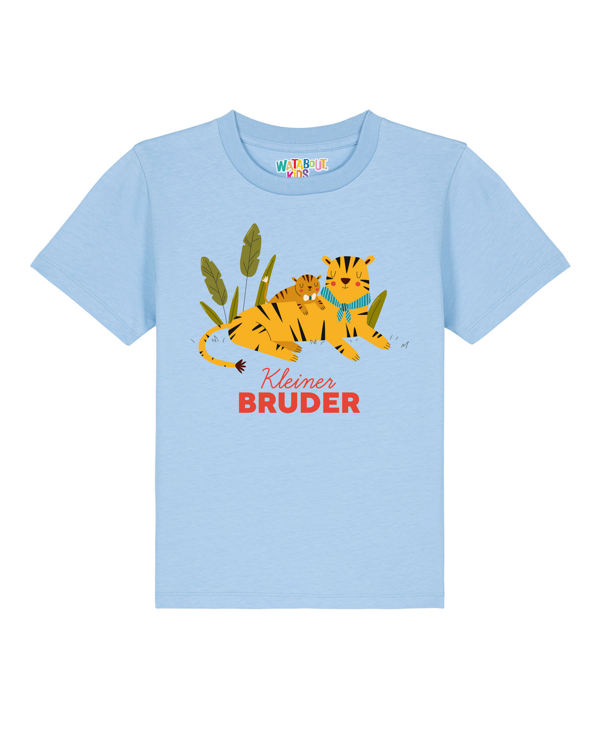 Tiger Kleiner Bruder | T-Shirt Kinder-front;C149