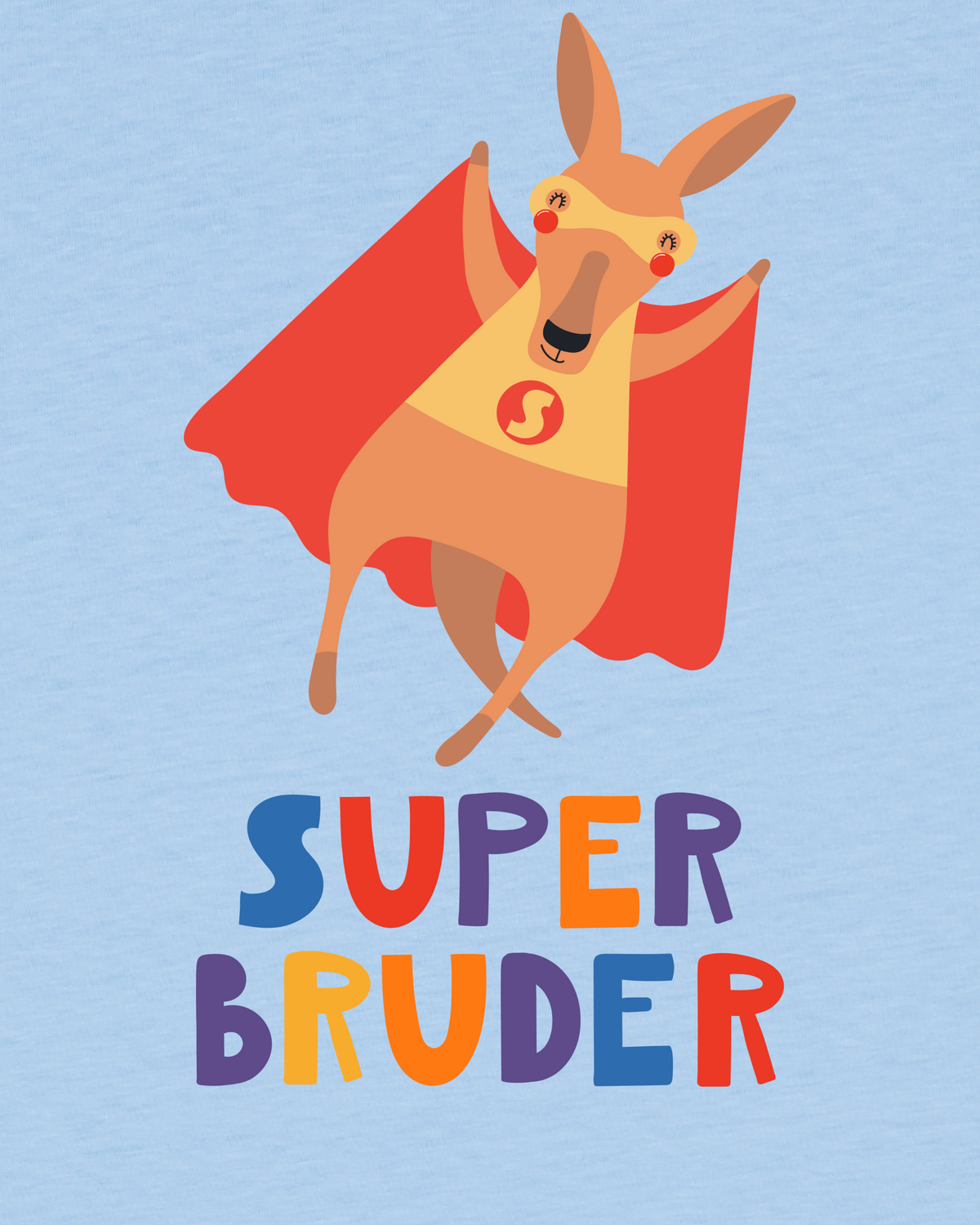 Känguru Superbruder | T-Shirt Kinder-detail_front;C149