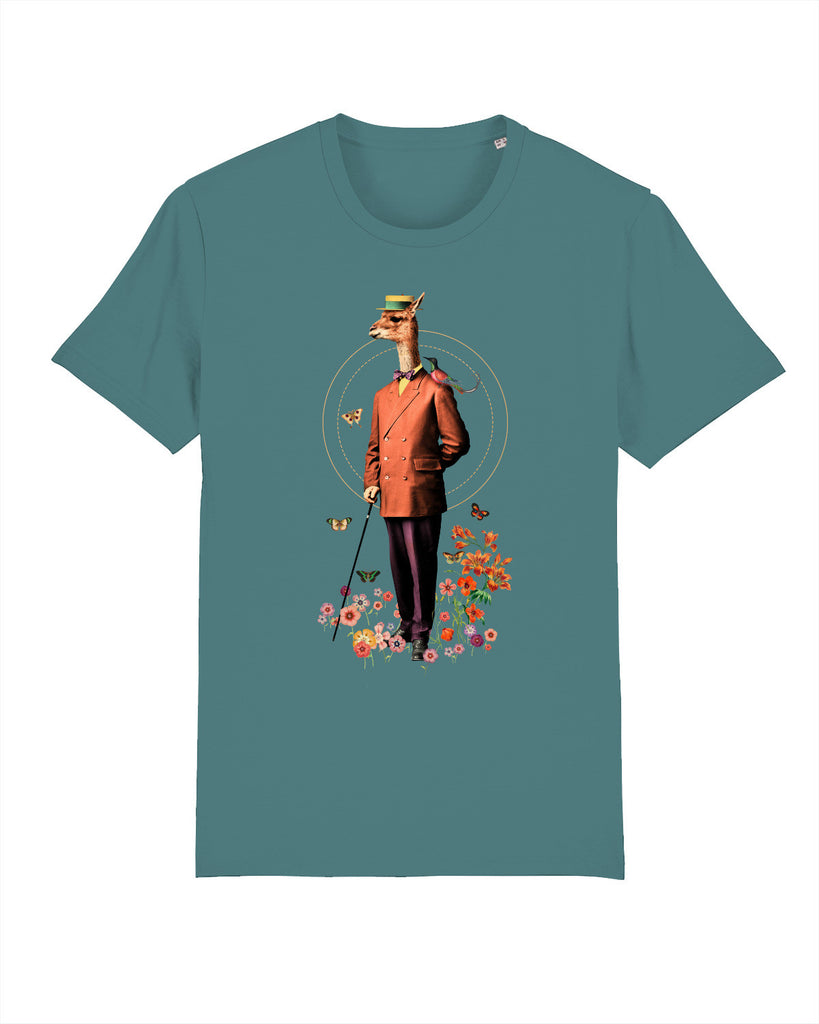C060;Teal Monstera;front