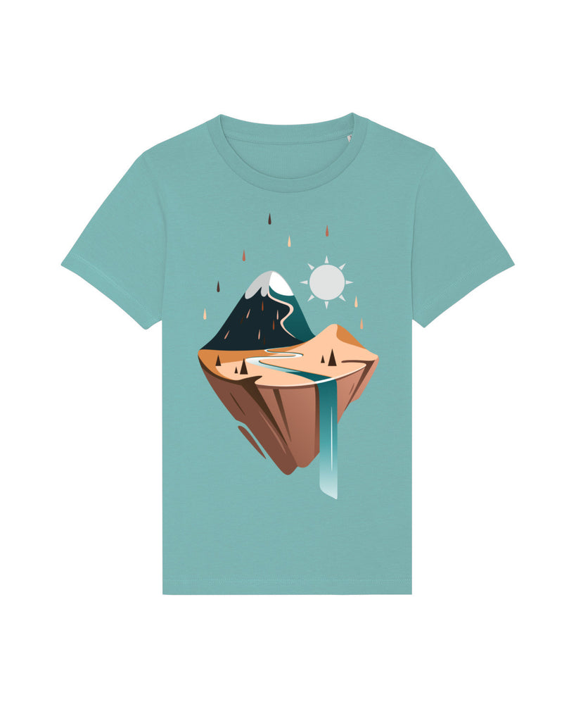 C060;Teal Monstera;front