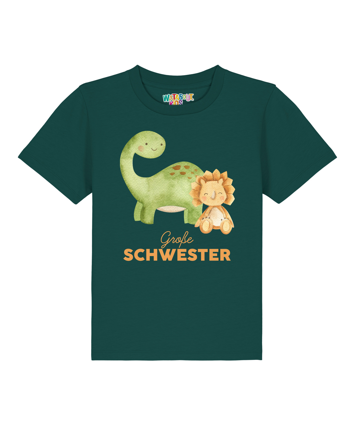 Dinosaurier 06 Große Schwester | T-Shirt Kinder-front;C036