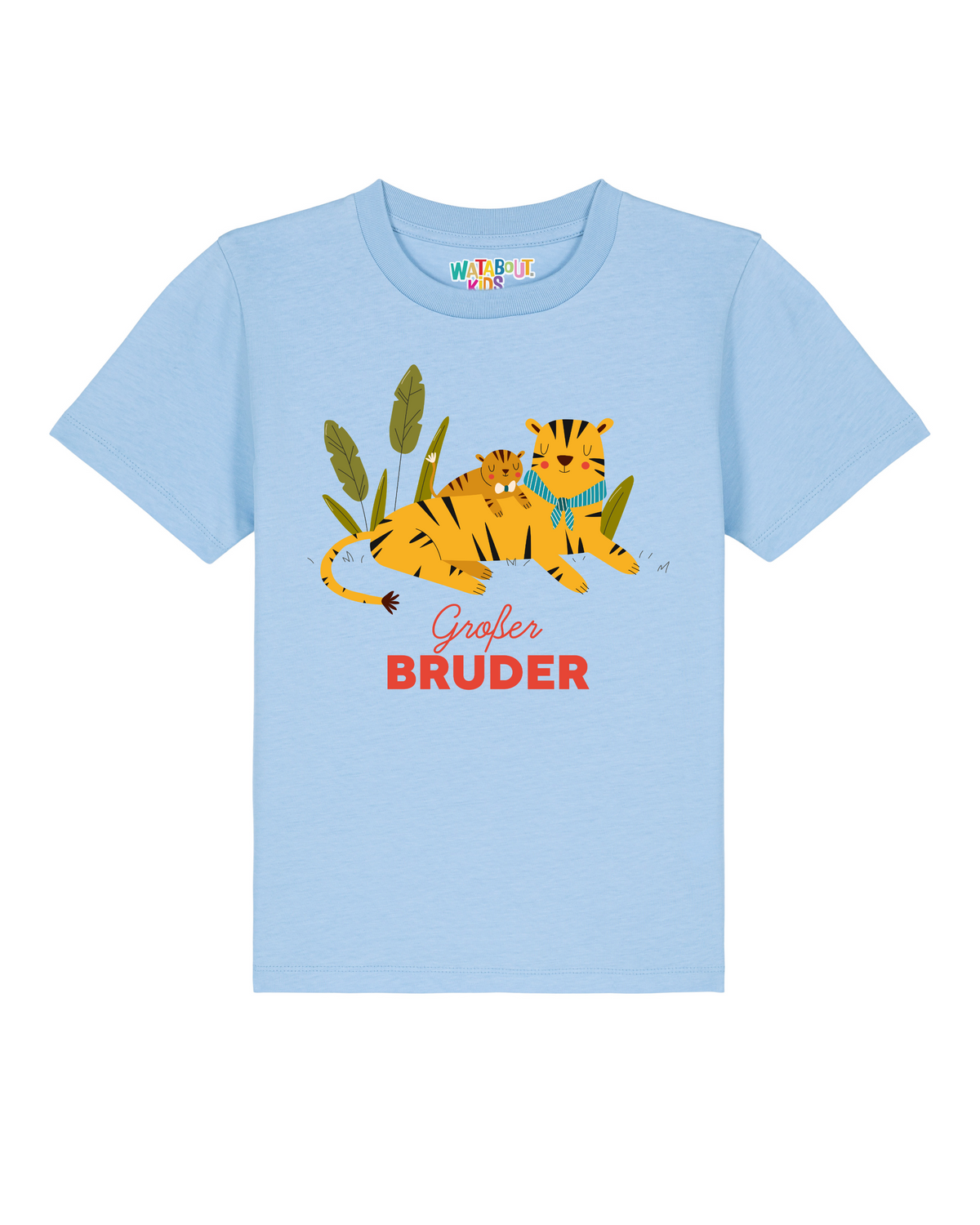 Tiger Großer Bruder | T-Shirt Kinder-front;C149