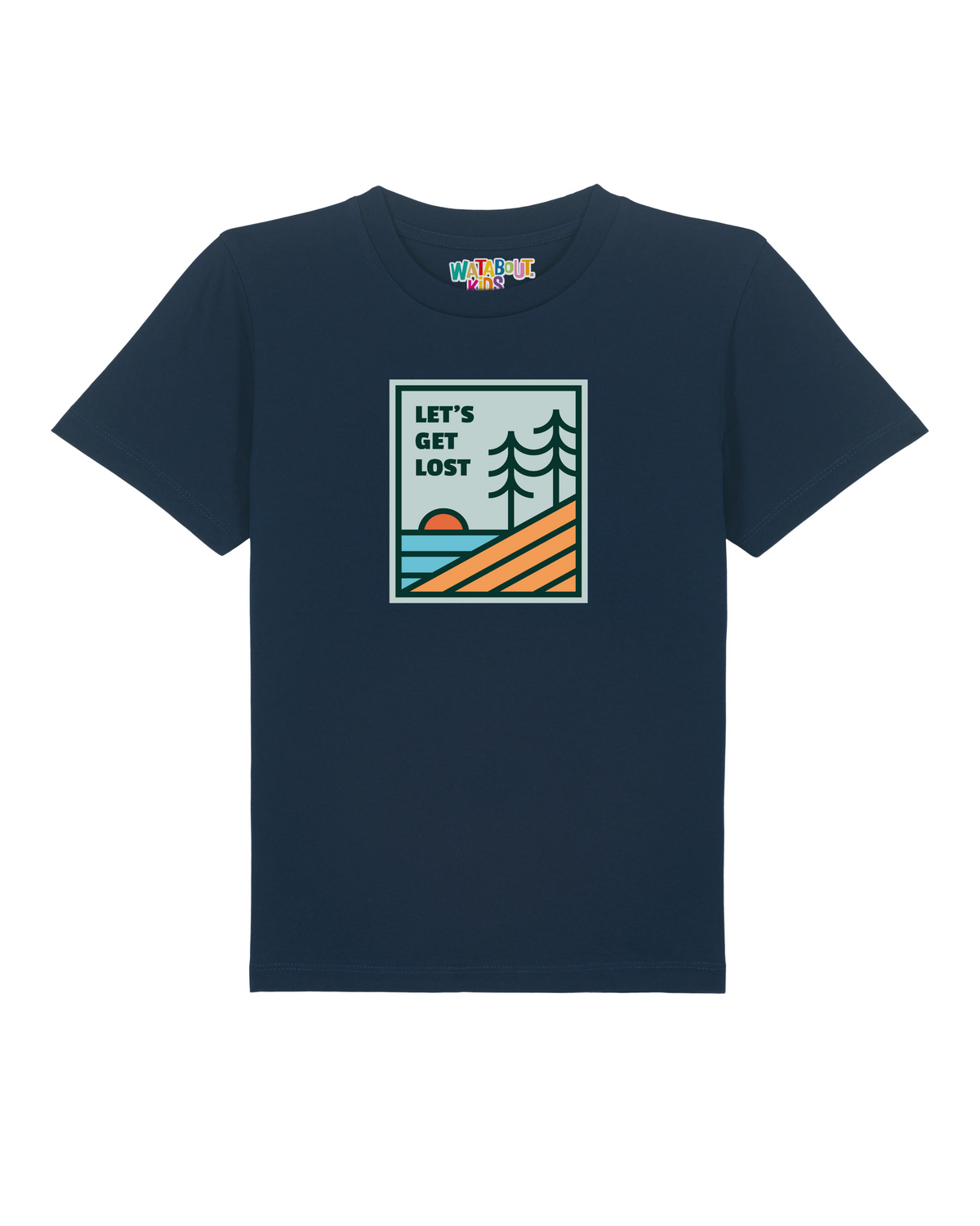 Let's Get Lost | T-Shirt Kinder-front;C727