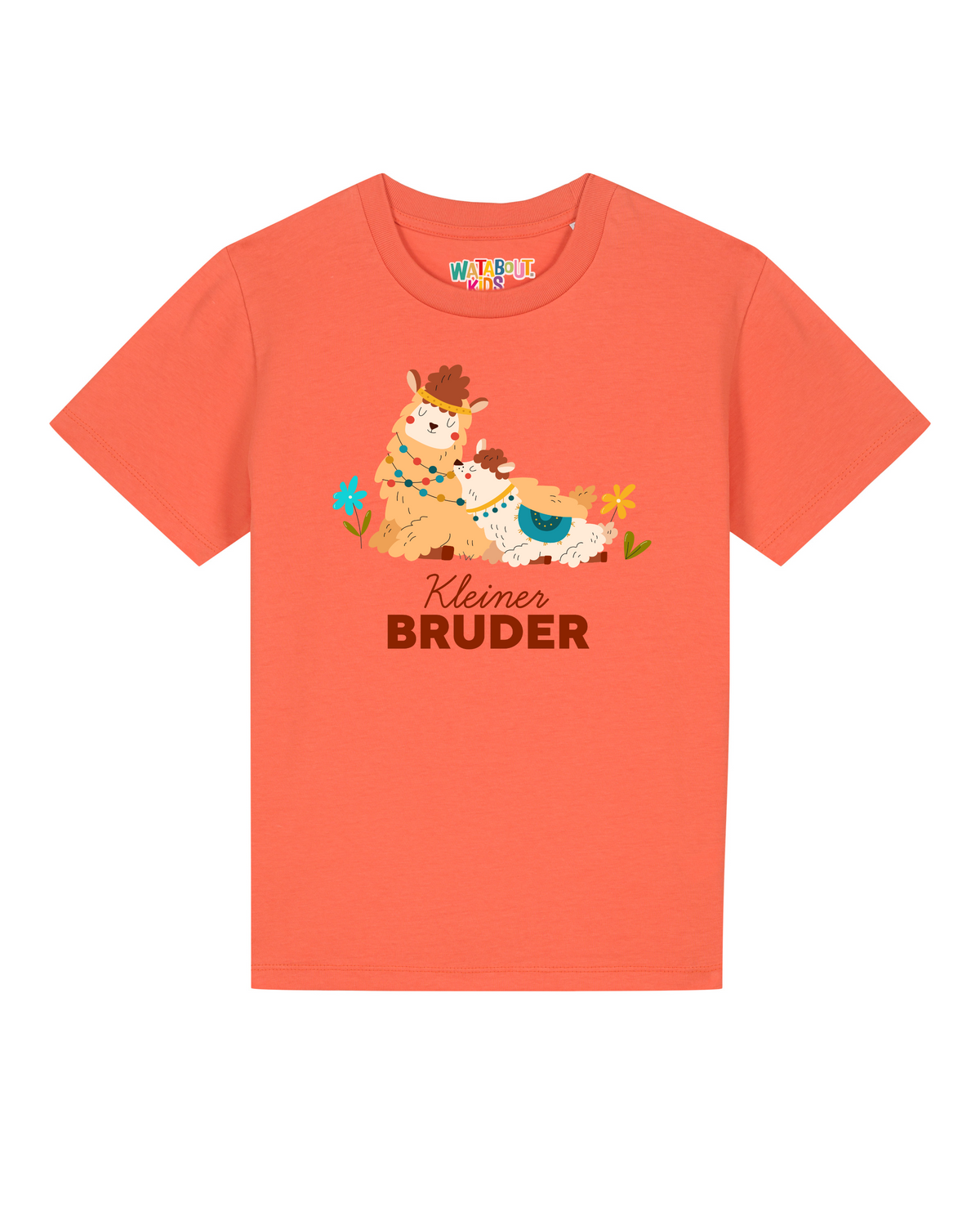 Lama Kleiner Bruder | T-Shirt Kinder-front;C143