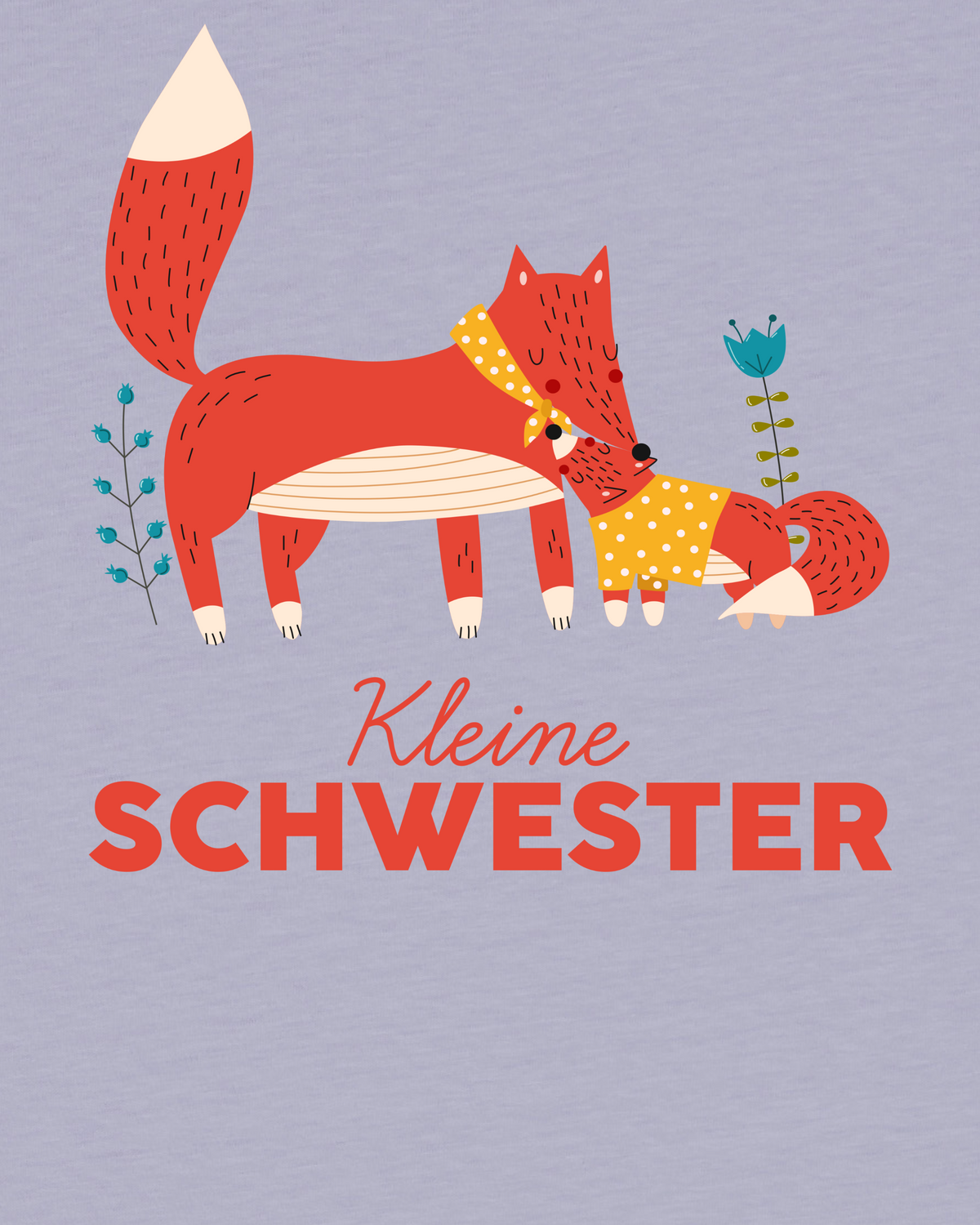 Fuchs Kleine Schwester | T-Shirt Kinder-detail_front;C063