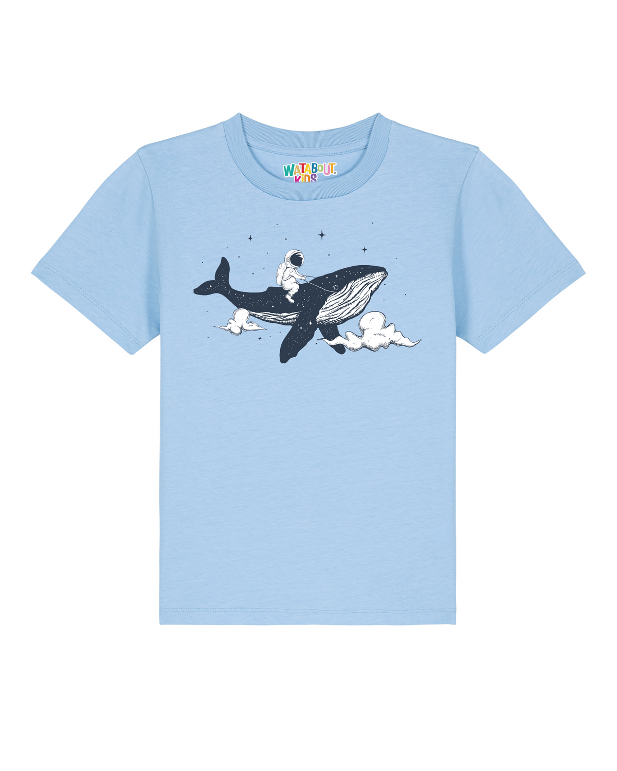 Spacewhale | T-Shirt Kinder-front;C149