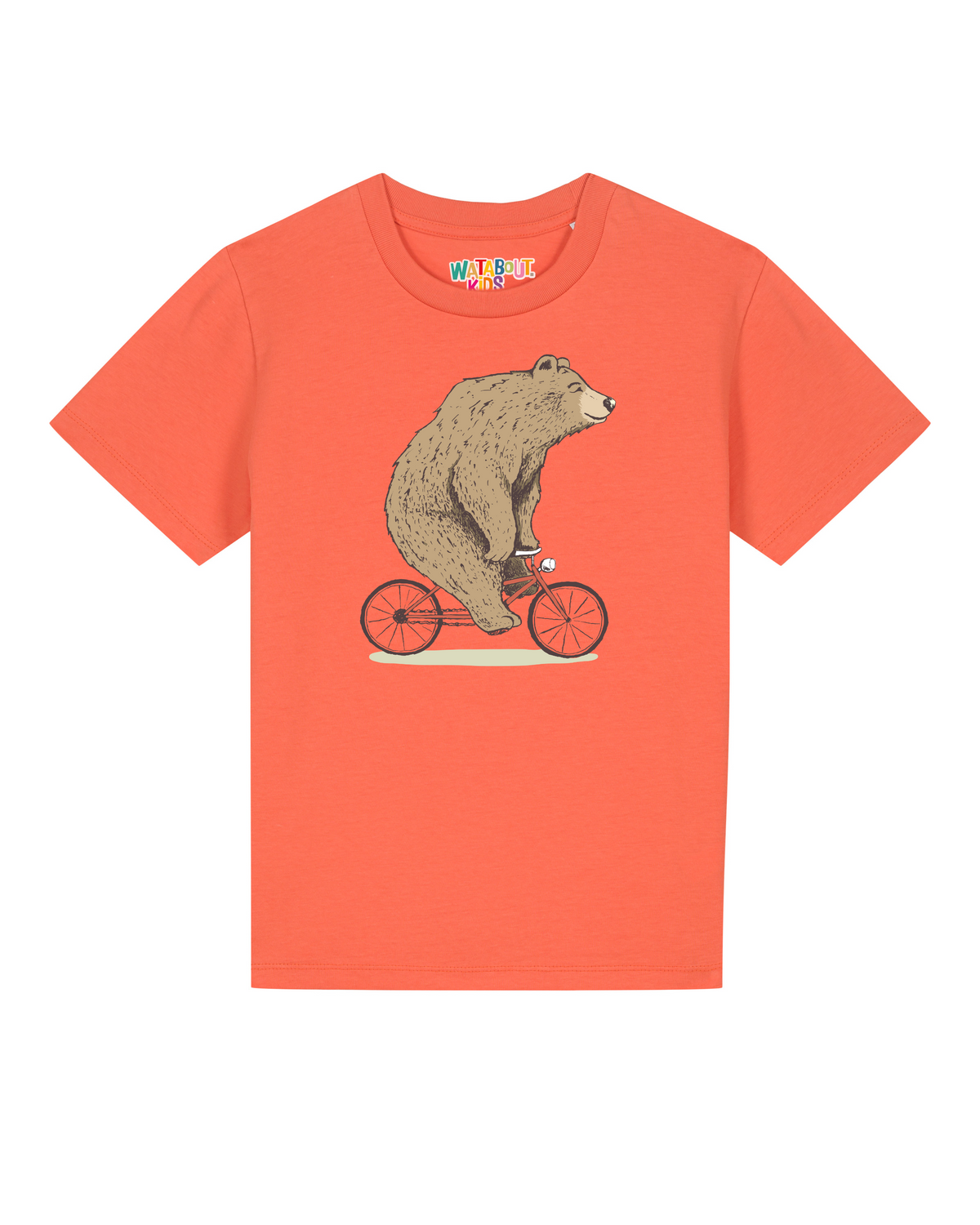 Fahrradbär | T-Shirt Kinder-front;C143