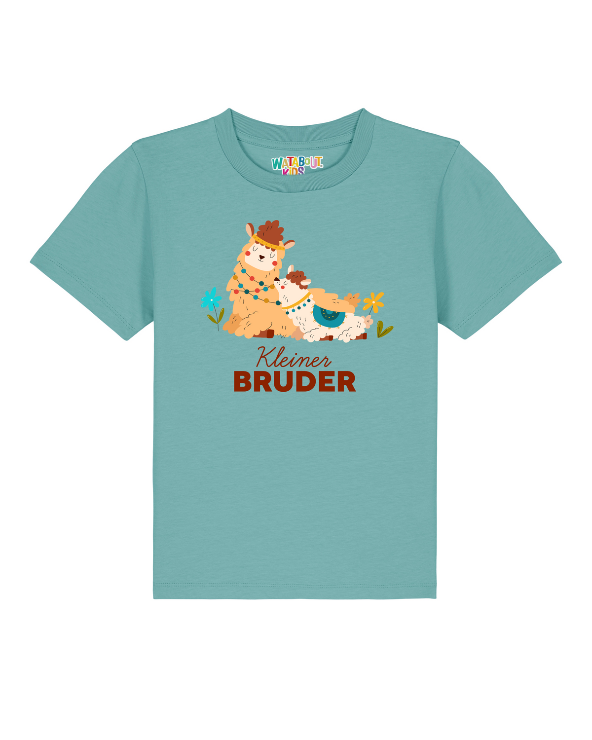 Lama Kleiner Bruder | T-Shirt Kinder-front;C060