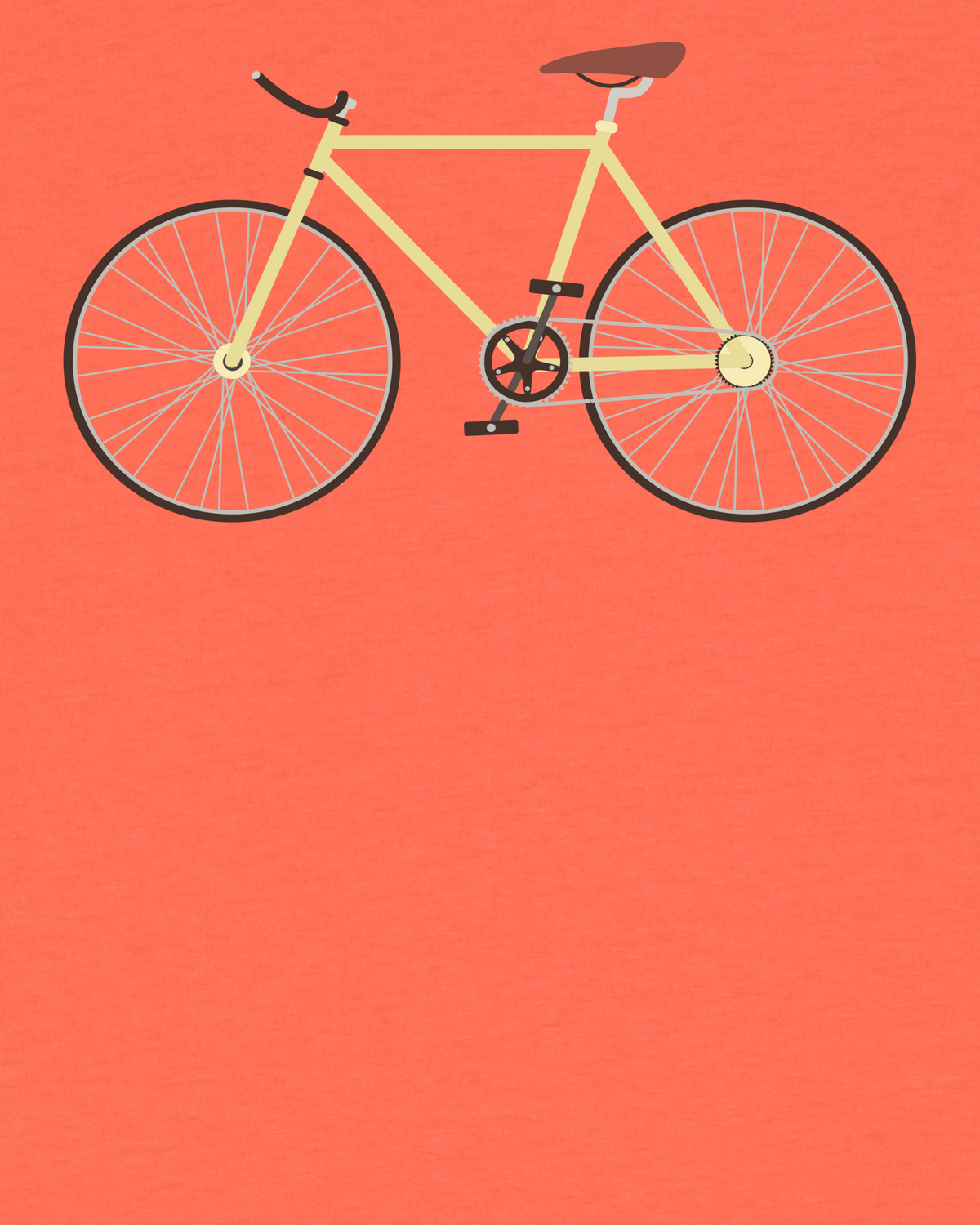 Yellow Bike | T-Shirt Kinder-detail_front;C143
