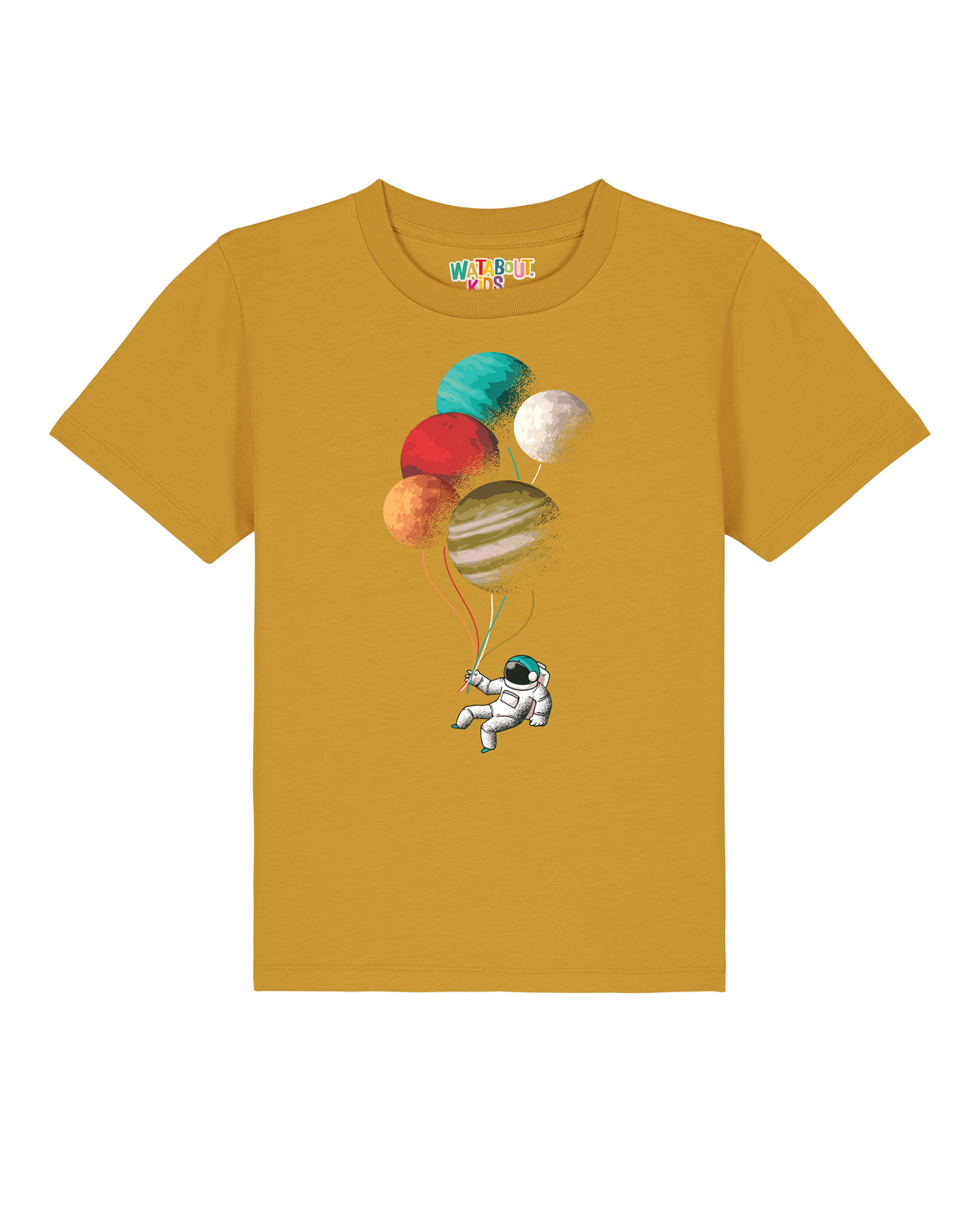 Balloon Spaceman | T-Shirt Kinder-front;C048