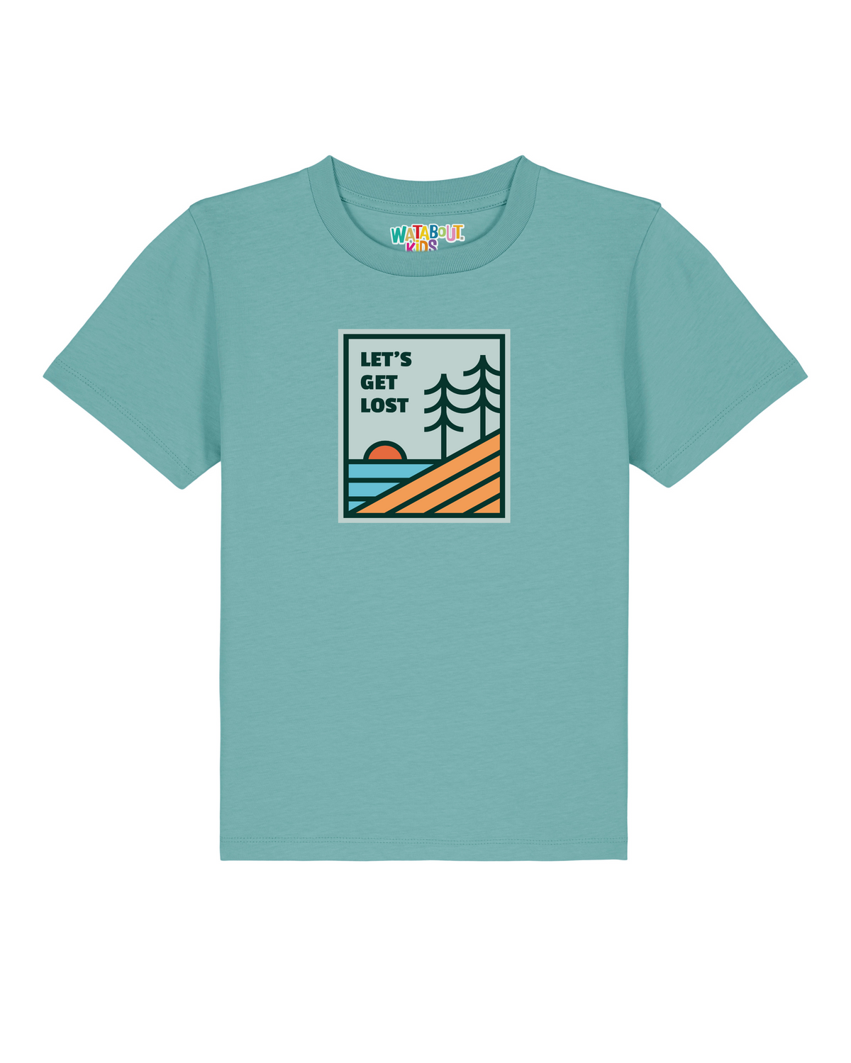 Let's Get Lost | T-Shirt Kinder-front;C060