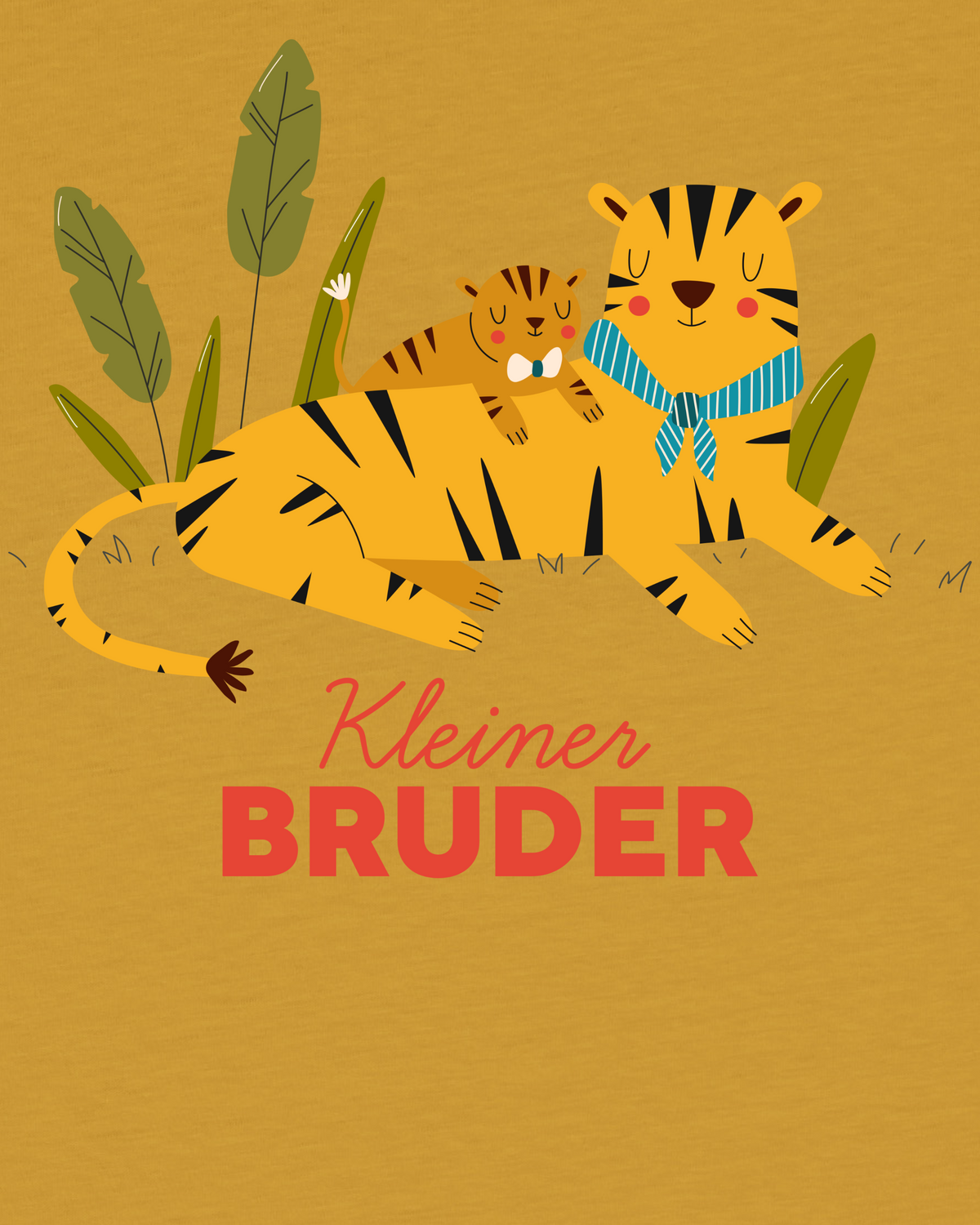Tiger Kleiner Bruder | T-Shirt Kinder-detail_front;C048