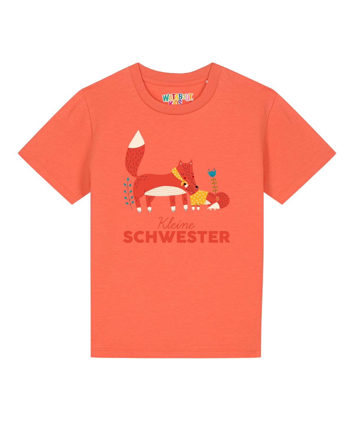 Fuchs Kleine Schwester | T-Shirt Kinder-front;C143