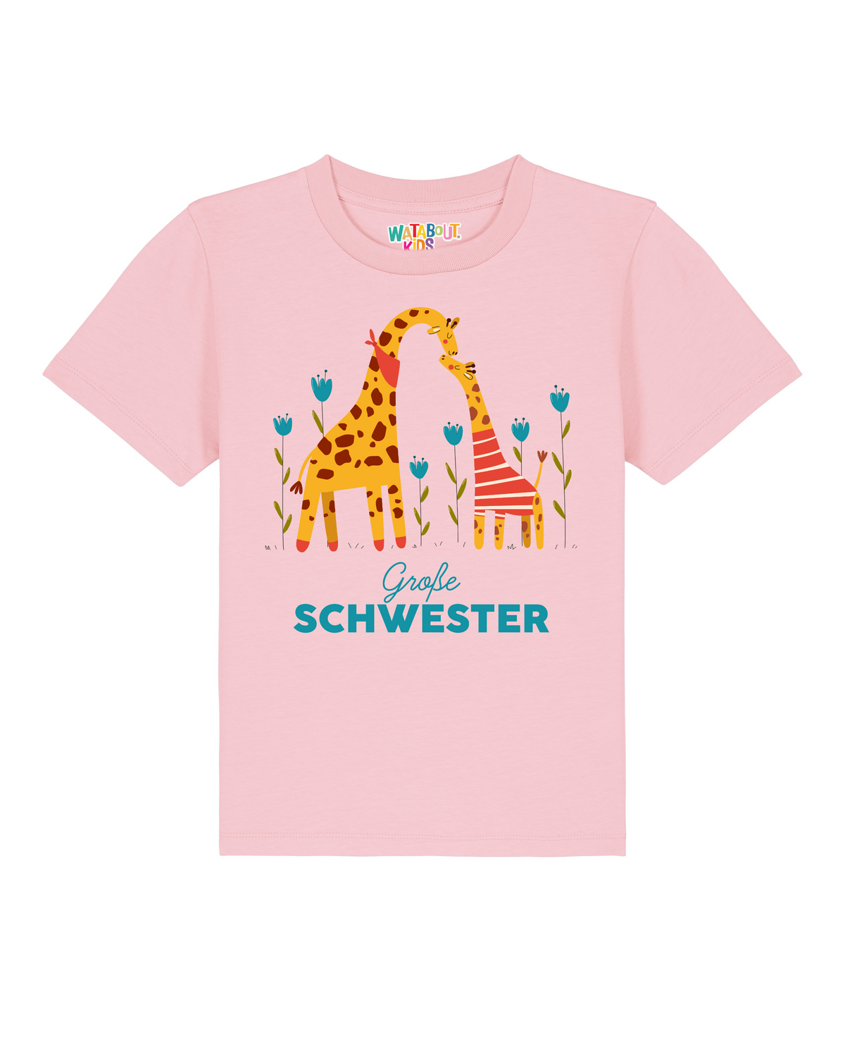 Giraffe Große Schwester | T-Shirt Kinder-front;C005