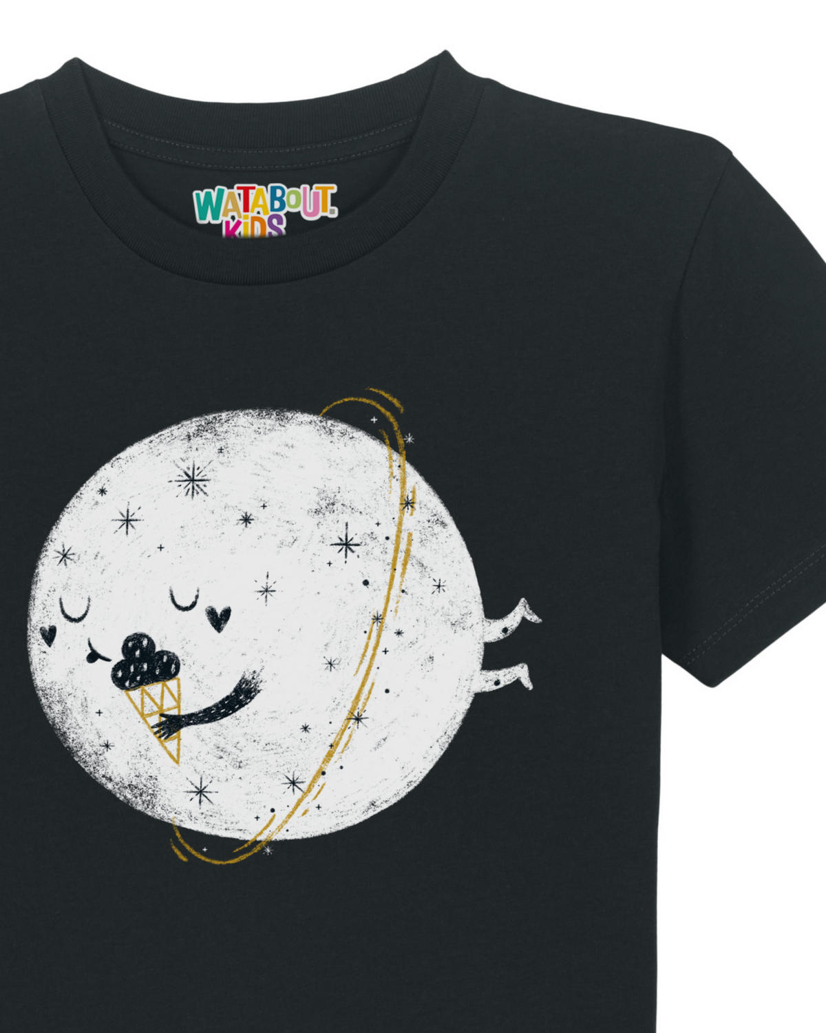 Planet mit Eis | T-Shirt Kinder-detail_front;C002