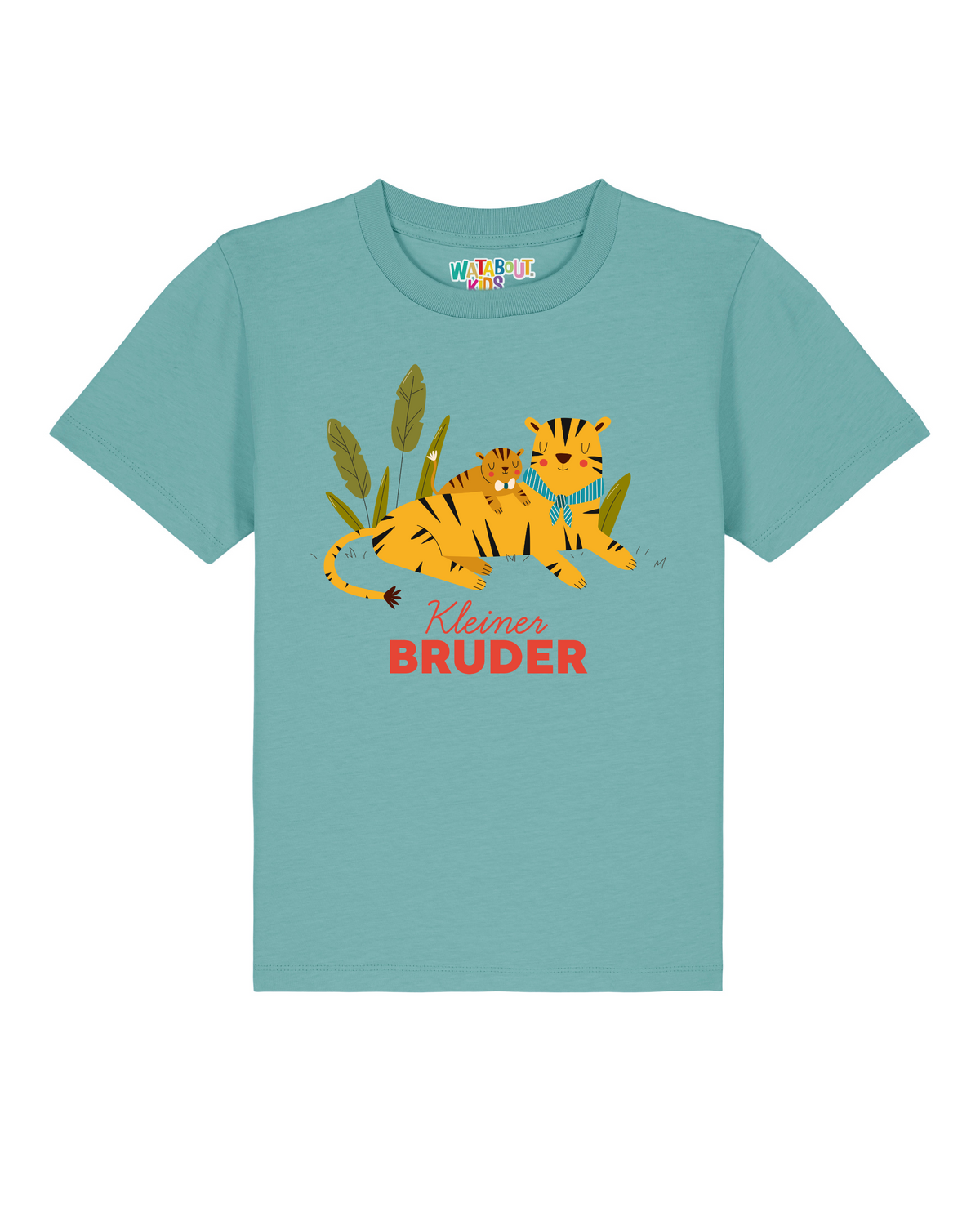 Tiger Kleiner Bruder | T-Shirt Kinder-front;C060