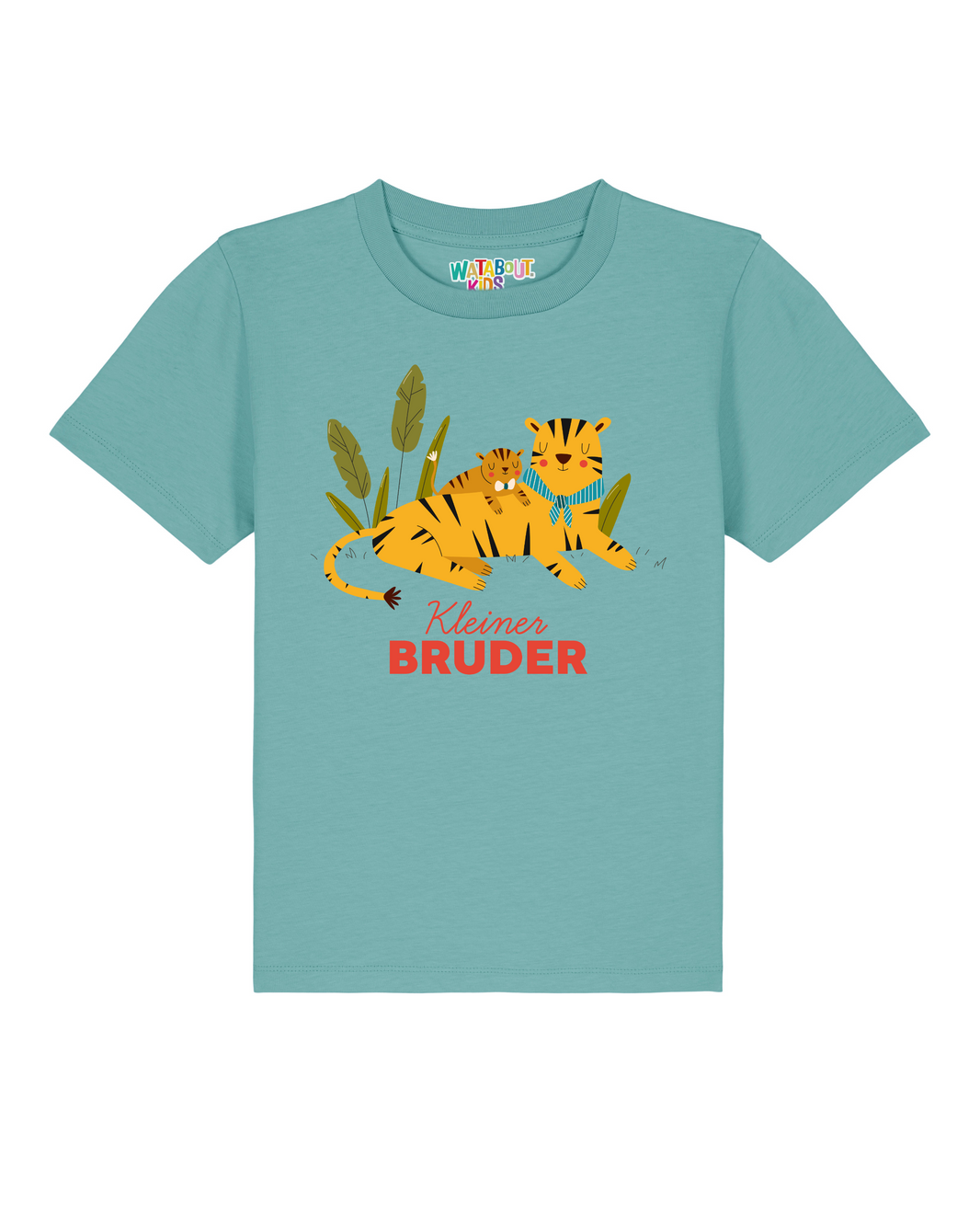 Tiger Kleiner Bruder | T-Shirt Kinder-front;C060