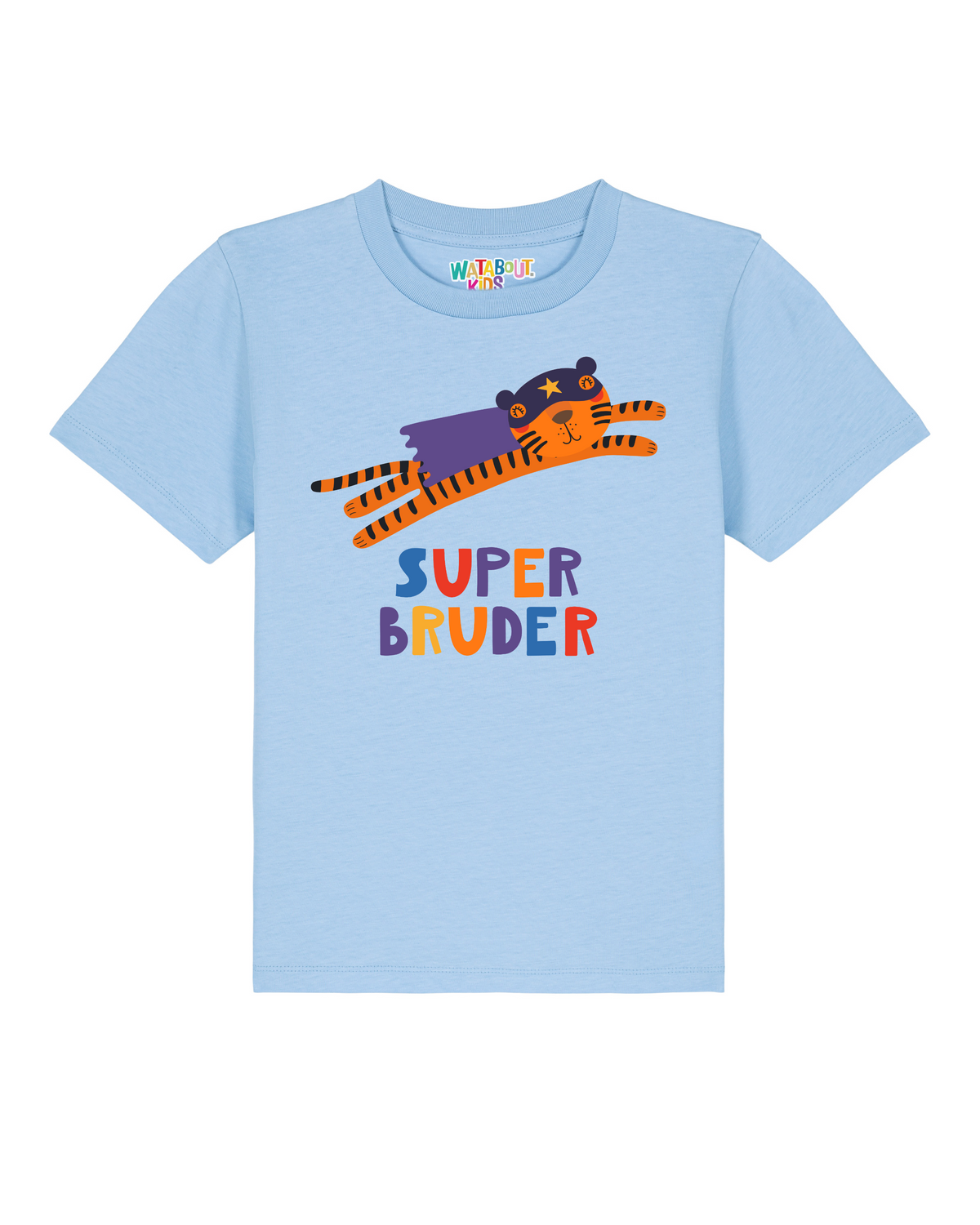 Tiger Superbruder | T-Shirt Kinder-front;C149