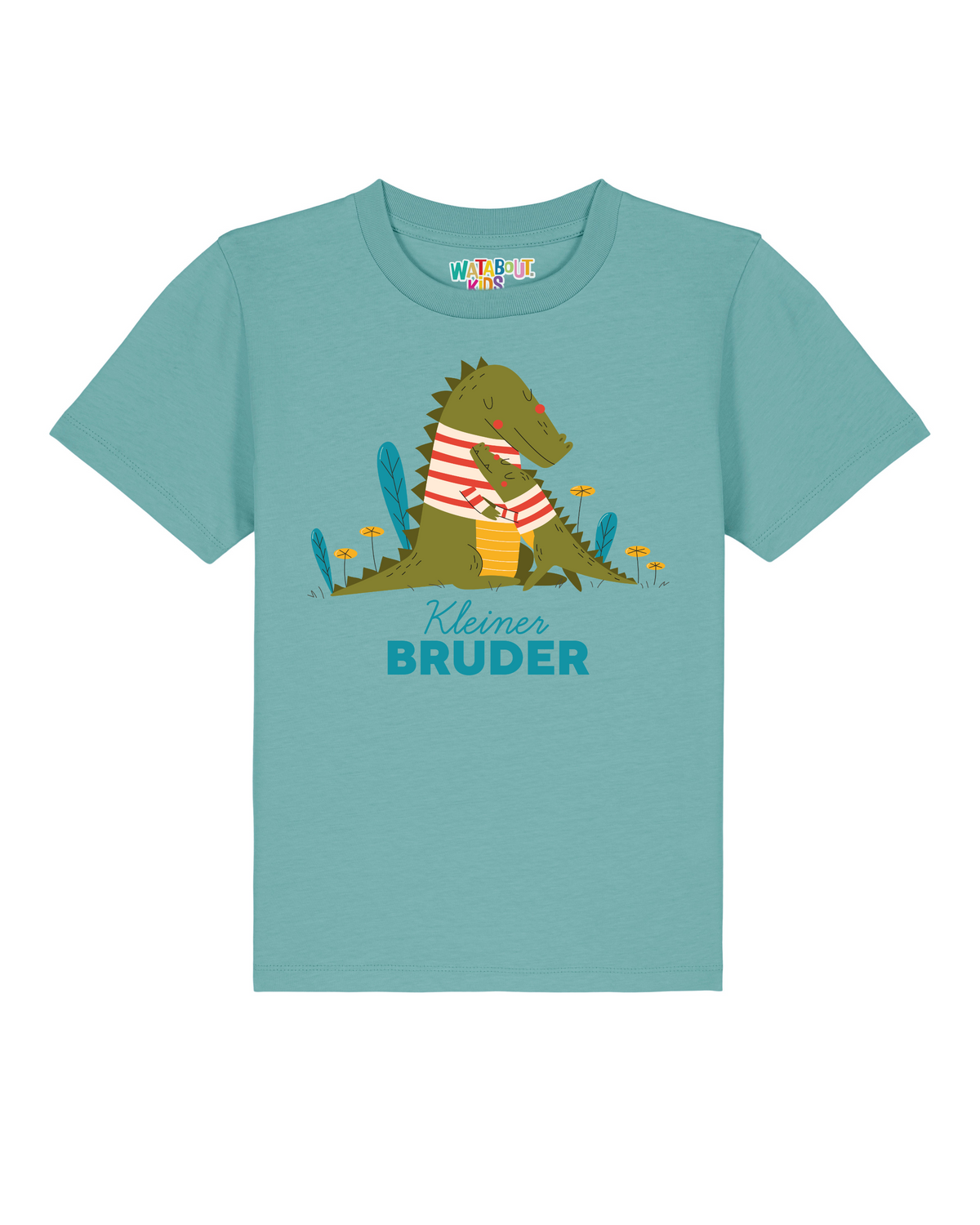 Krokodil Kleiner Bruder | T-Shirt Kinder-front;C060