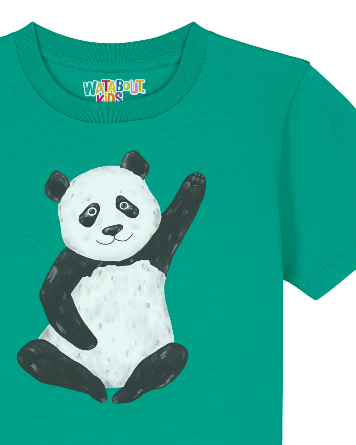 Panda | T-Shirt Kinder-detail_front;C100