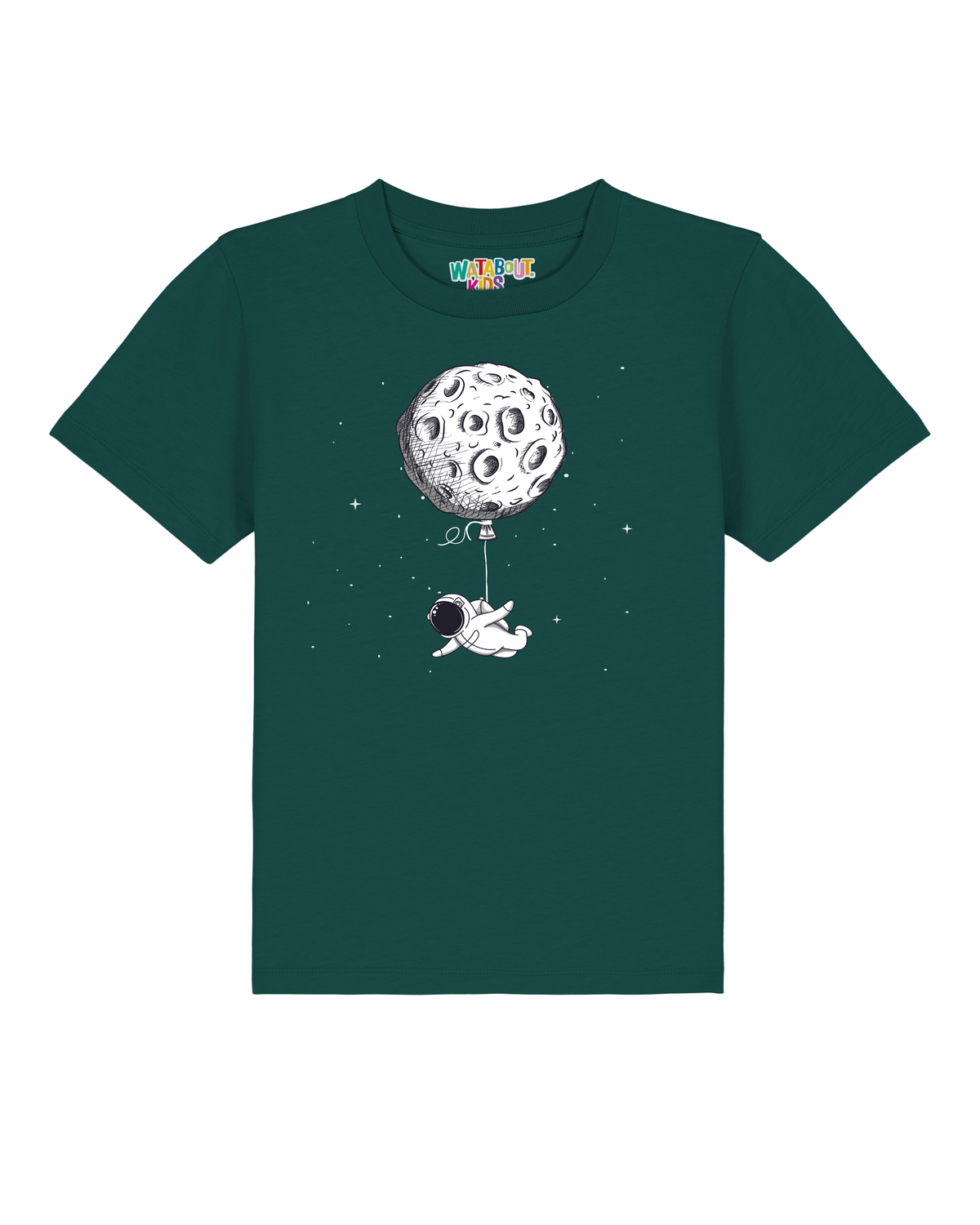 Funny Spaceman | T-Shirt Kinder-front;C036