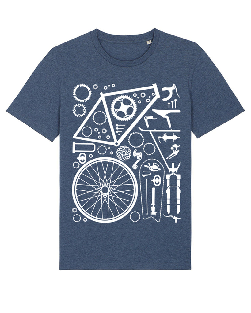C652;Dark Heather Blue;front